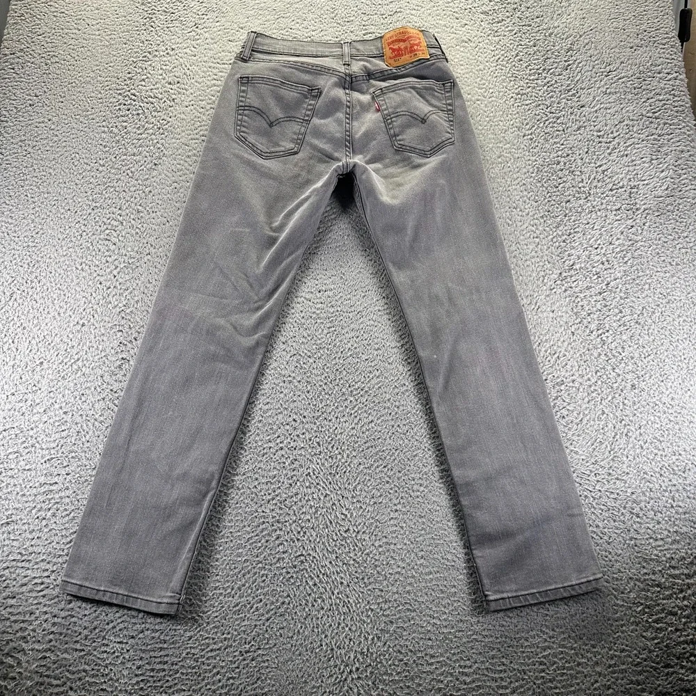 Levi's 511 Jeans Men's 29x30 Gray‎ Cotton Denim Straight Leg Workwear Light Wash